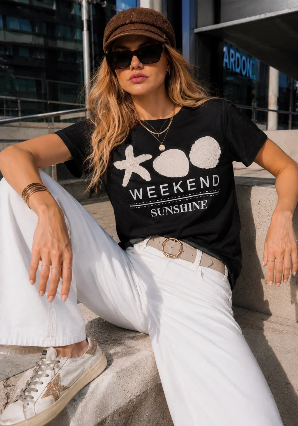 Remera WEEKEND SUNSHINE Bordado GU278761