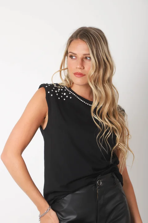 Musculosa SHARON c/piedras GU731