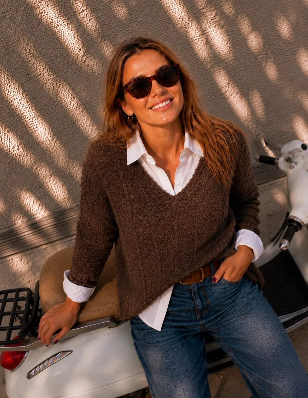 Sweater LAMBI Escote V GU843