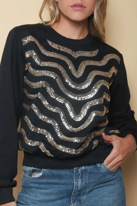 Buzo Syntra Lentejuelas GUK70015