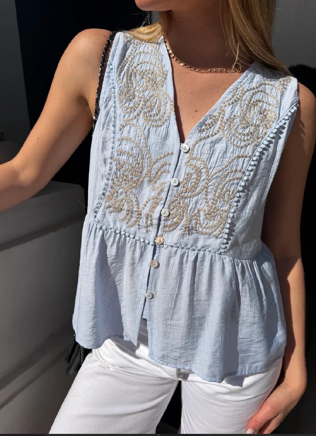 Blusa SUCRE Bordada GUV56