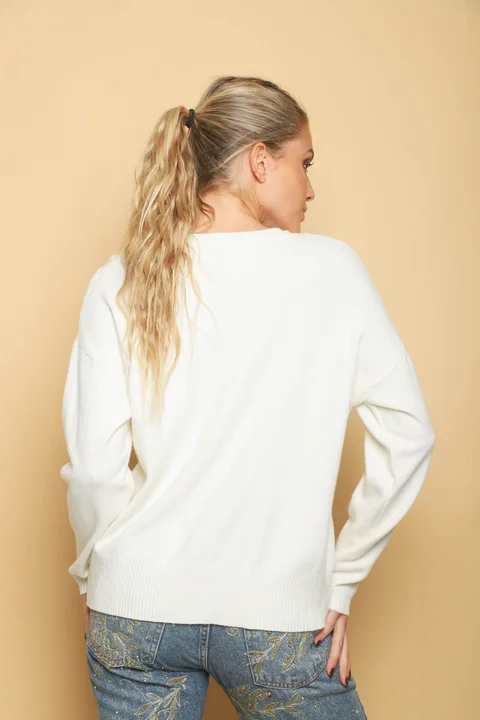 Sweater DANERI c/strass GUL850