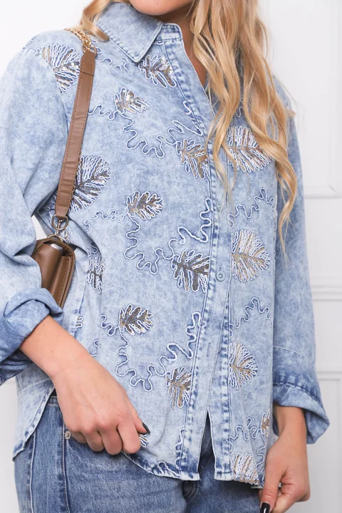 Camisa VINAH Jean Bordada GU278769