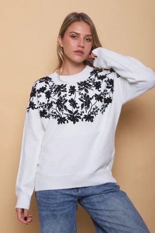 Sweater WONDER Bordado GU405831 - Vista 6