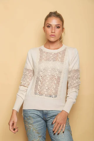 Sweater SASHA Bremer Bordado y Calado GUL655 - Vista 2