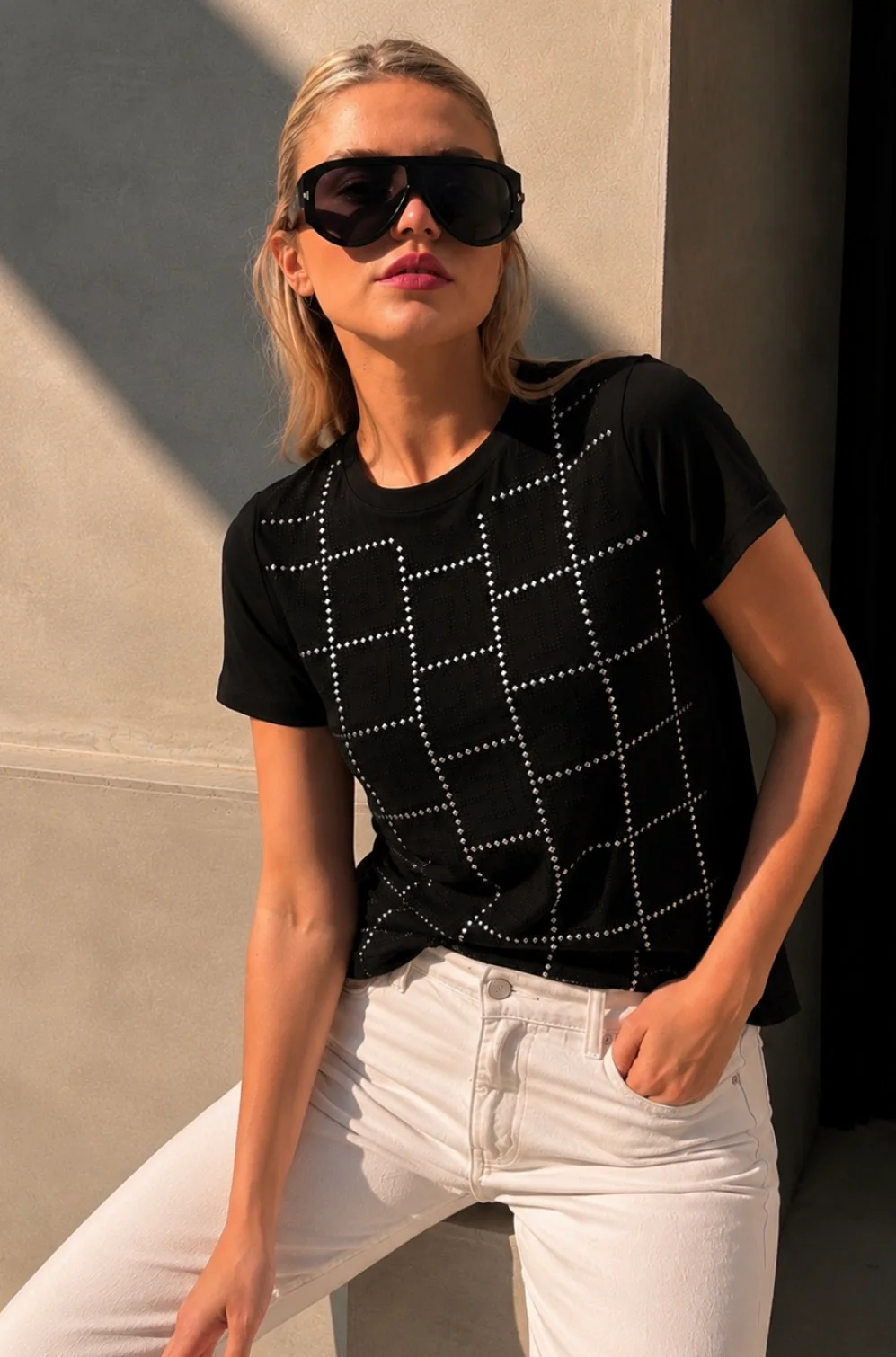 Remera LUNA Strass GU278765