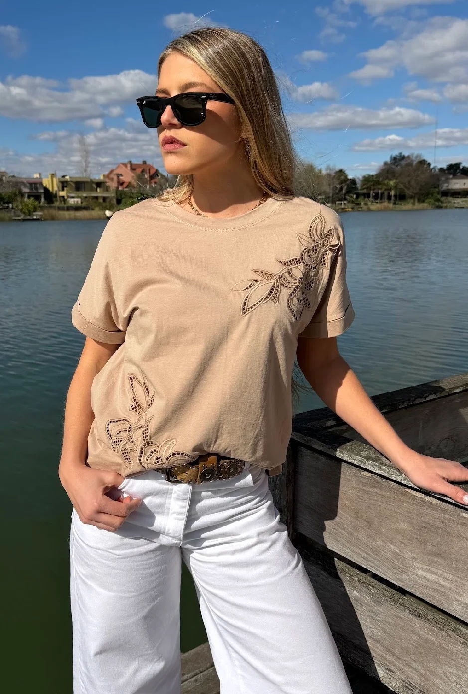 Remera DENCEL Bordada GU10712
