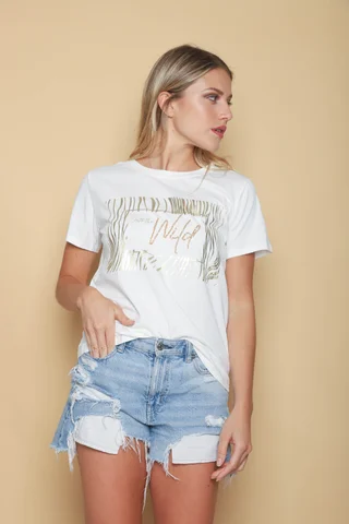 Remera WILD c/piedras GU5191 - Vista 6