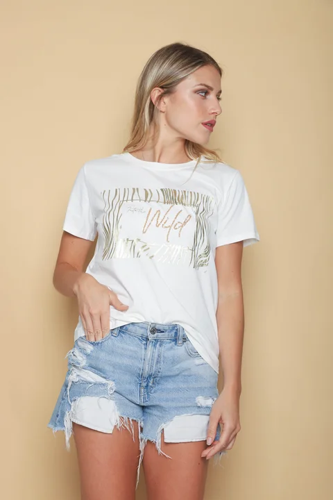 Remera WILD c/piedras GU5191