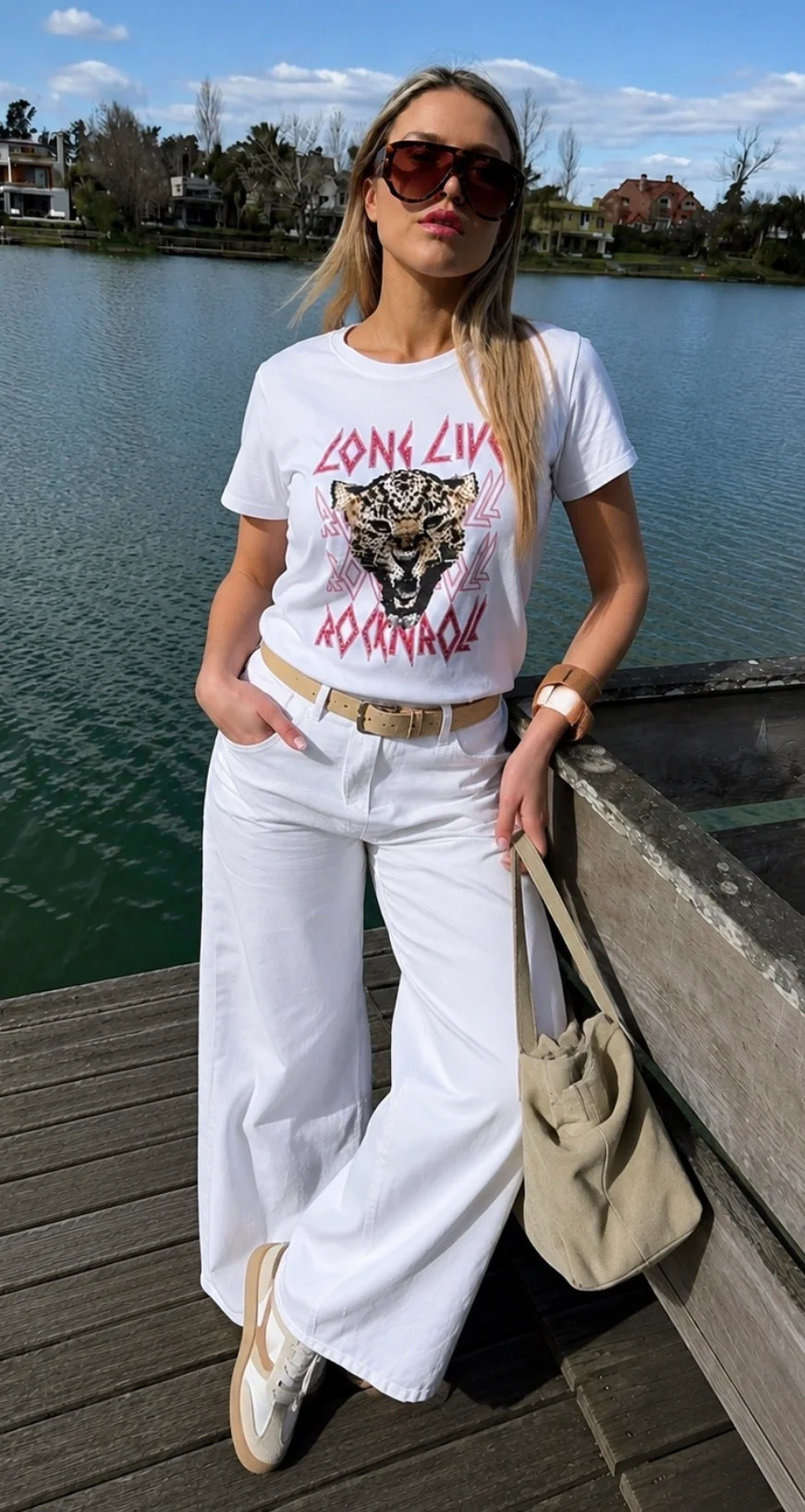 Remera Long Live Rock GU5109