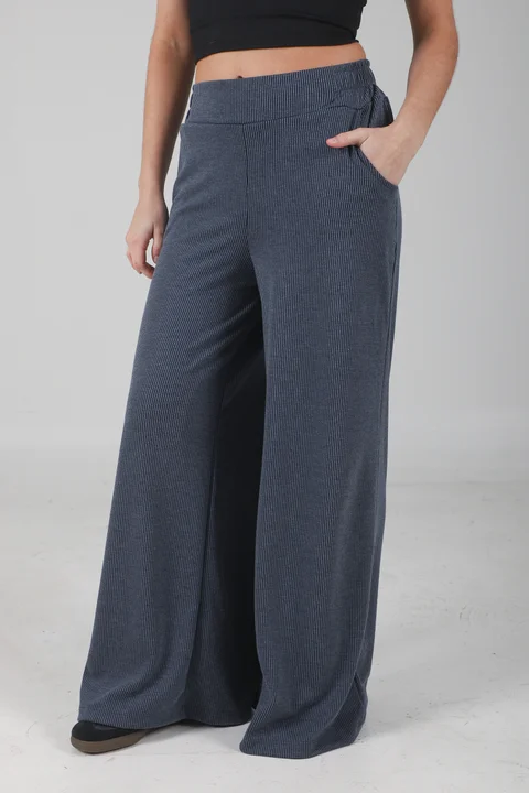 Palazo Morley Pesado con Bolsillo