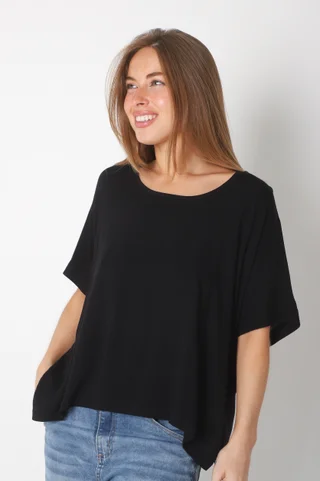 Blusa PEKIN Amplia de  Lino - Vista 5