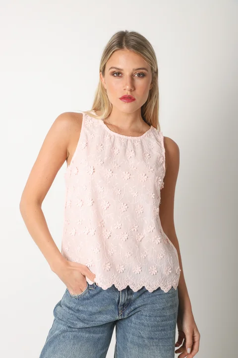 Musculosa CATTANIA  Bordada GU5157