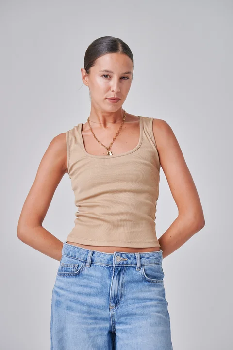 Musculosa Vivi Morley con Lurex