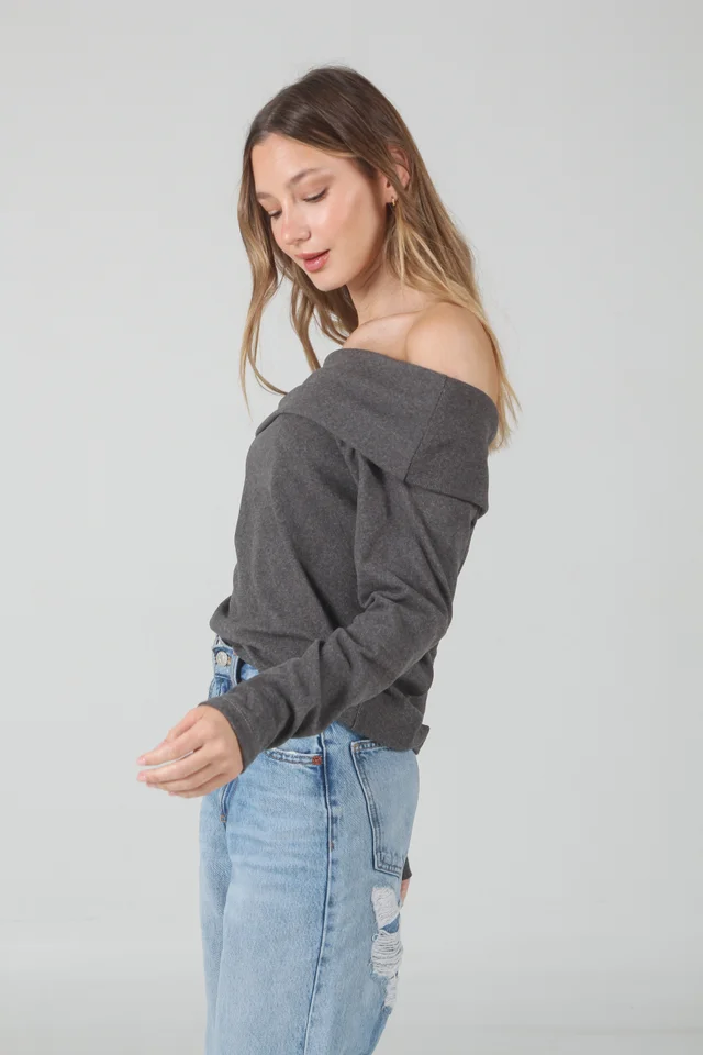 Buzo Lula Lanilla Morley  Hombro Descubierto