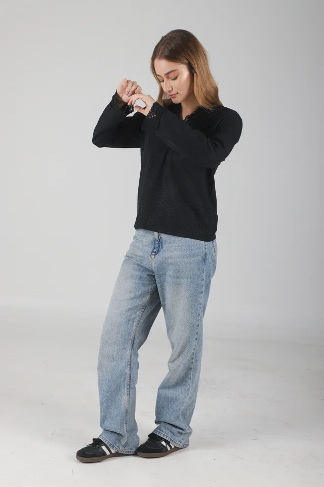 Remera Florentin c/ Capucha y Encaje GUK70067