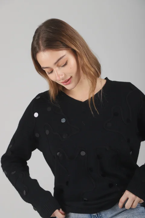 Sweater Pelican Bremer c/ Bordado y Aplique GUL678