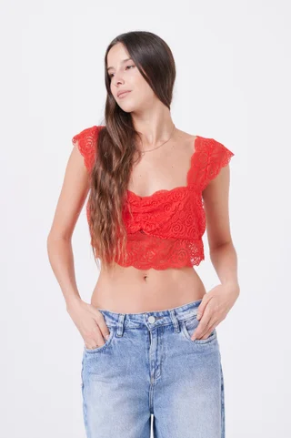 Top de Encaje Carol - Vista 3