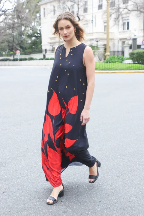 Vestido HOJAS DE AMOR GU258