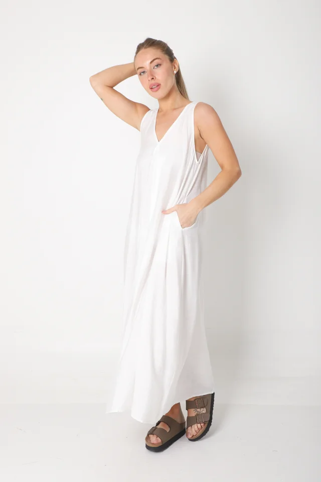 Vestido PUGLIA LINO C/ Bolsillos GU247