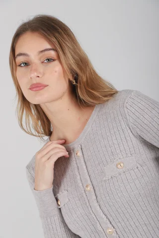 Sweater Saco Montecarlo Bremer con Botones GU37123 - Vista 4