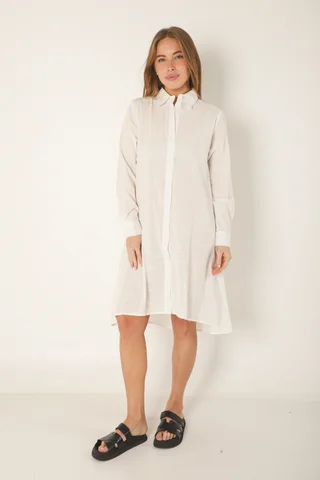 Camisa Larga Blady Lino GUK70094 - Vista 2