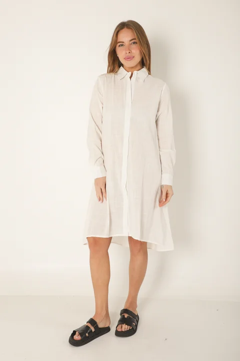 Camisa Larga Blady Lino GUK70094