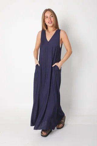 Vestido PUGLIA LINO C/ Bolsillos GU247 - Vista 3