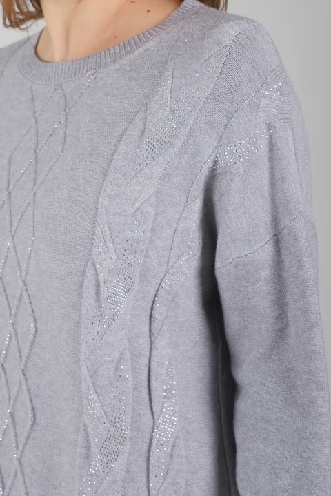 Sweater NIZA Bremer c/ Strass GUL668