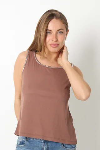Musculosa MORA MORLEY C/ Tachas - Vista 5