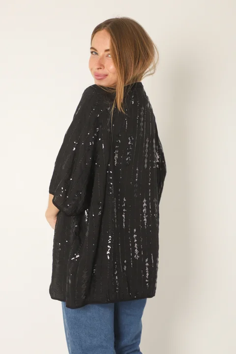 Kimono NATAL Lino c/ Rombos Bordados GU70084