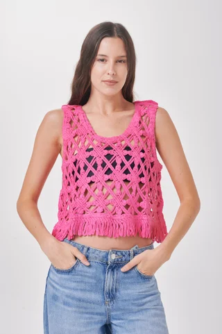 Musculosa  Crochet  Pop  GUK2025 - Vista 1