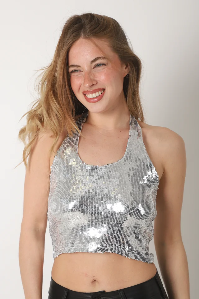 Top Kler Lentejuelas Elastizada GU5068