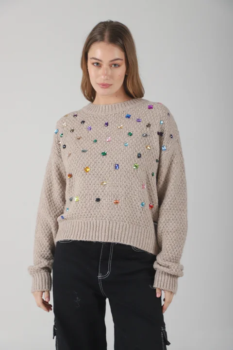 Sweater WISH con Piedras de Colores GU81333