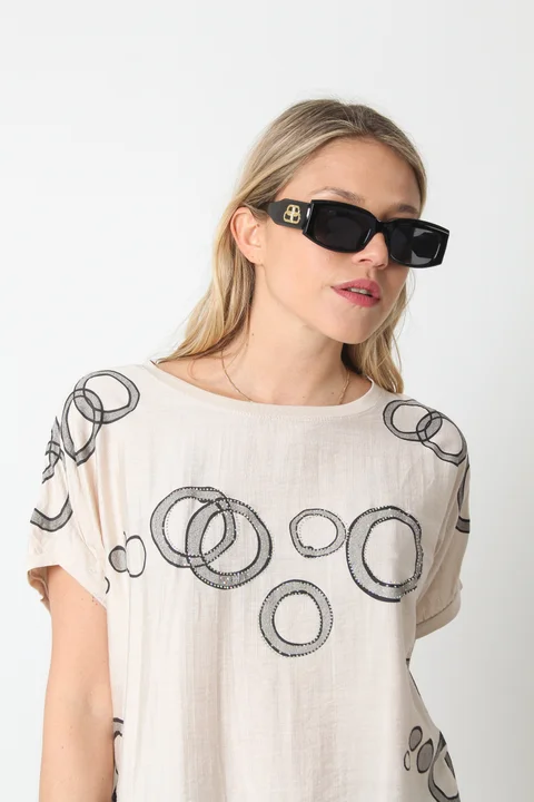 Camisola Circle Lino GUD999