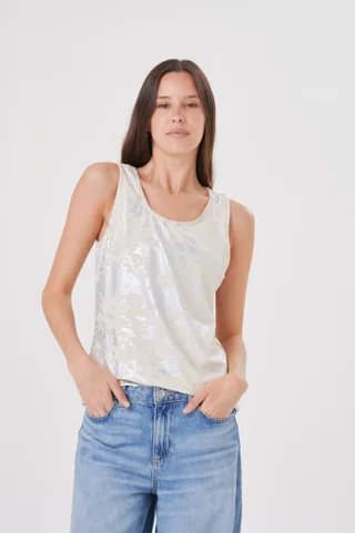 Musculosa Mika Brillos en Bretel GU5018 - Vista 1