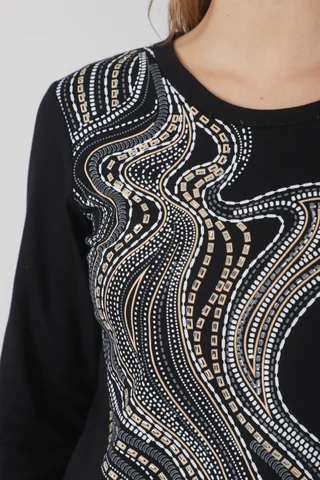 Remera Oasis Manga Larga c/ Piedras GUK70050 - Vista 4