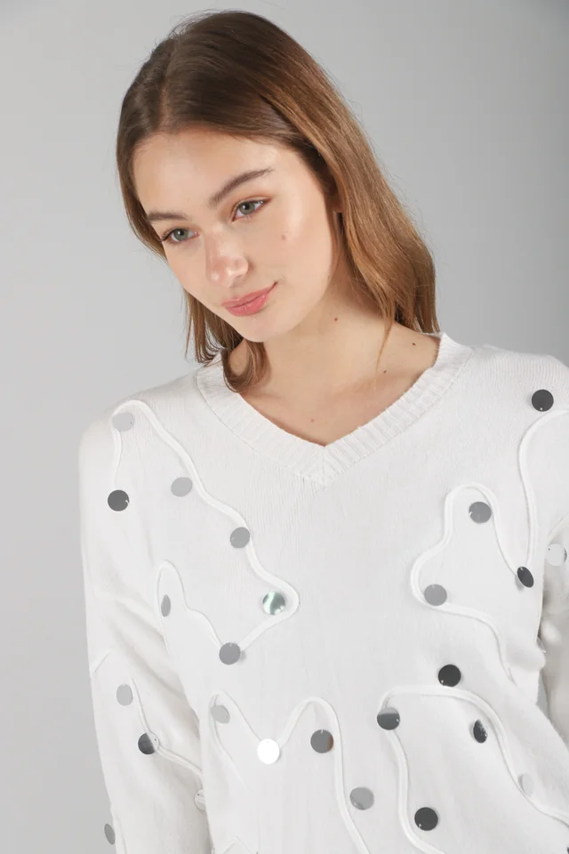 Sweater Pelican Bremer c/ Bordado y Aplique GUL678