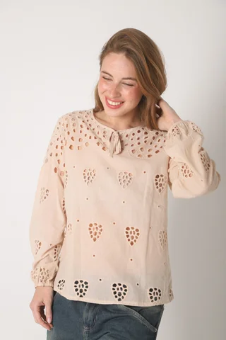 Blusa SINGARA BRODERIE GUK70092 - Vista 5