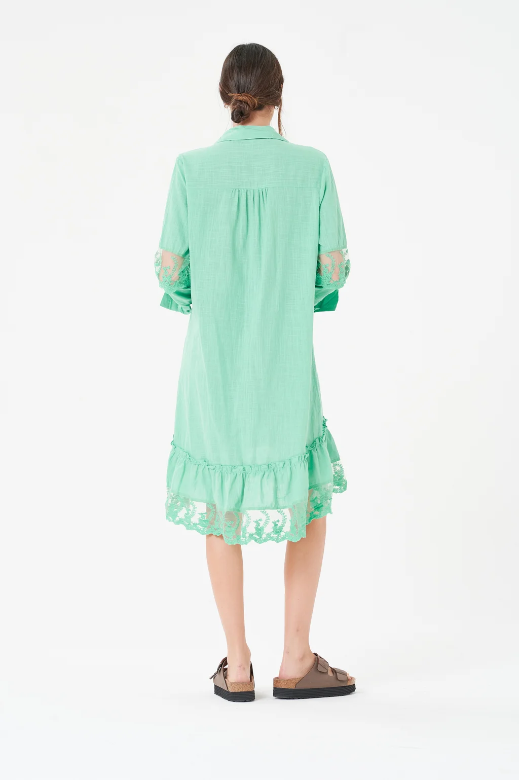 Vestido CANBERRA Lino con Tull Colours GUK4004