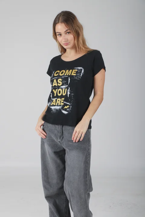 Remera COME AS YOU ARE Foil