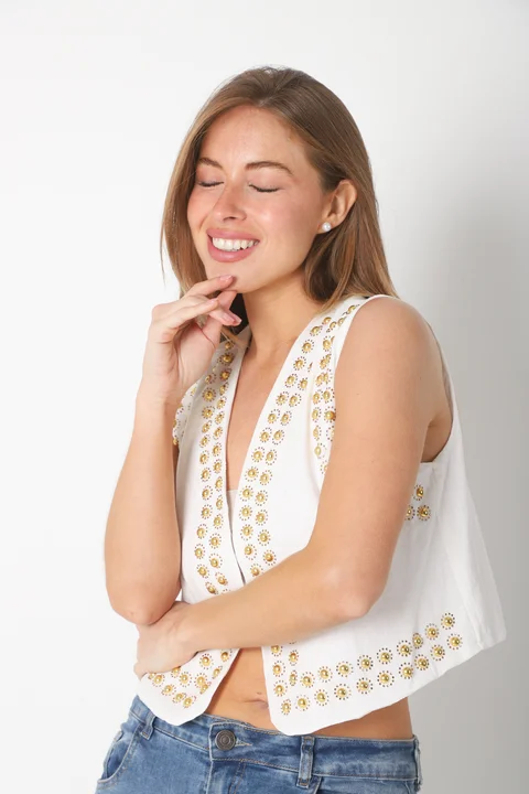 Chaleco VOYAGE C/ Tachas GUK70101