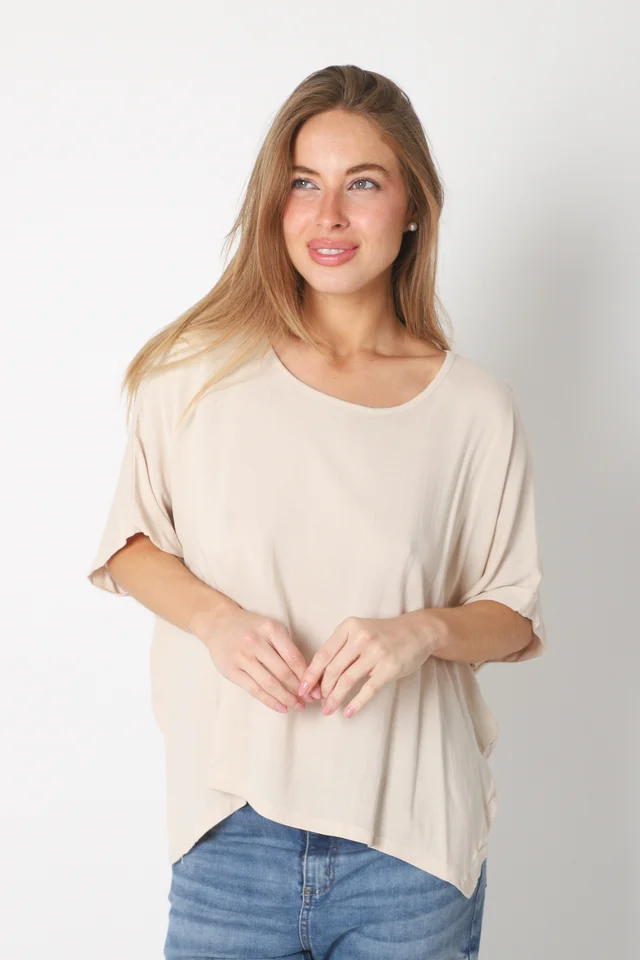 Blusa PEKIN Amplia de  Lino