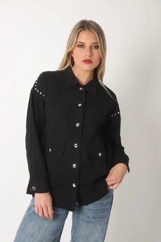 Camisaco RAPSODY gabardina c/tachas GUK70170 - Vista 6