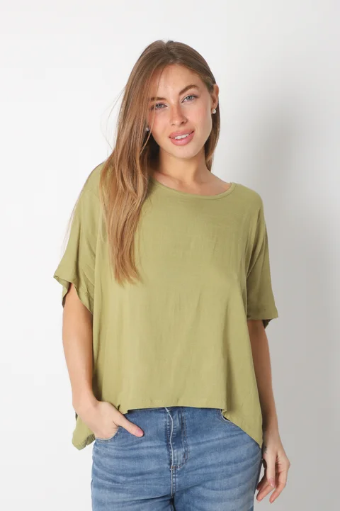 Blusa PEKIN Amplia de  Lino