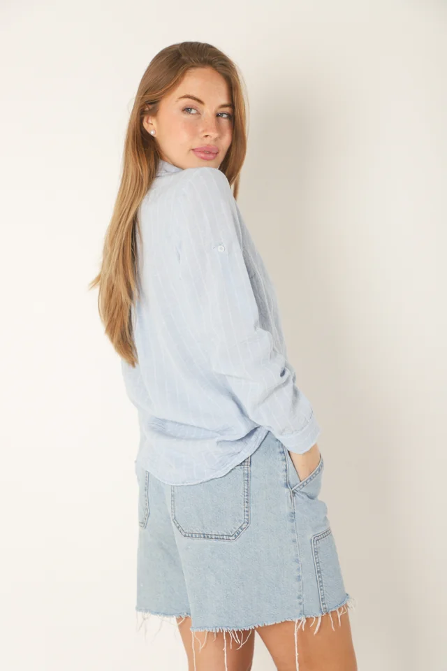 Camisa FARAH Lino Raya Finita