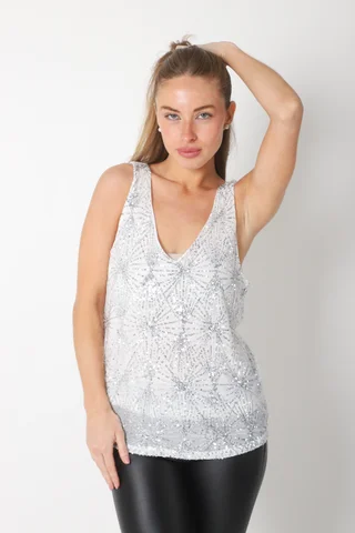Musculosa ROCHESTER c/ lentejuelas GU5197 - Vista 6