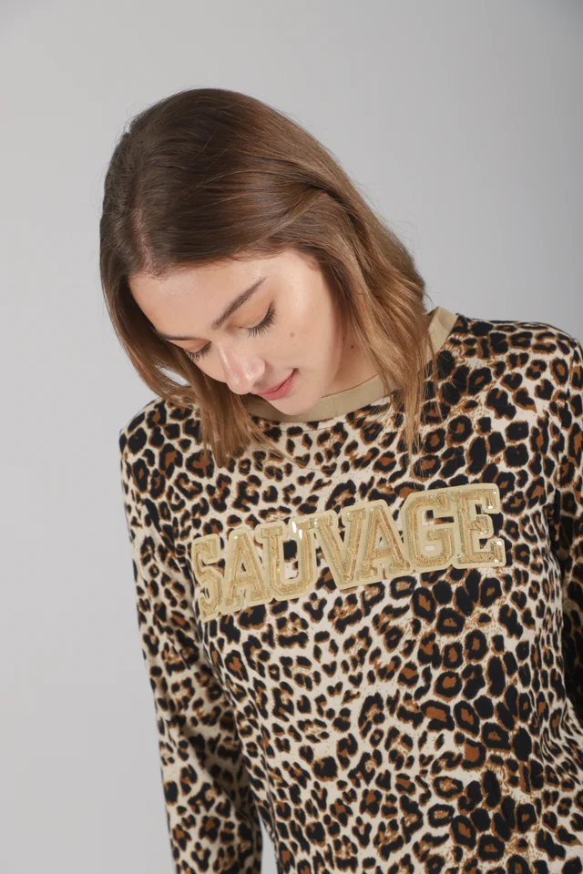 Buzo Sauvage Gamuzado Print GU5140