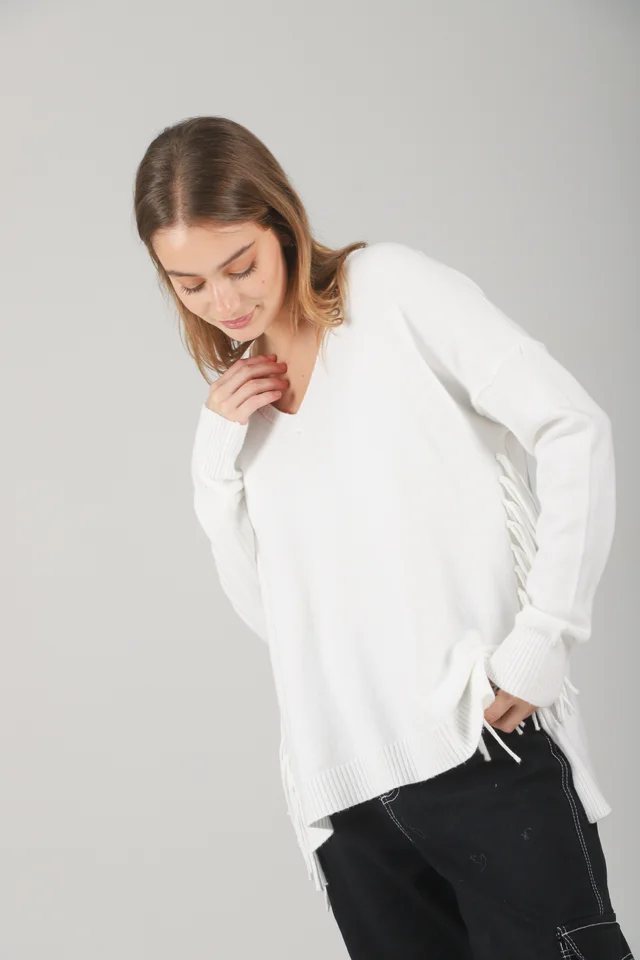 Sweater CHILL Amplio de Bremer c/ Flecos GUL680