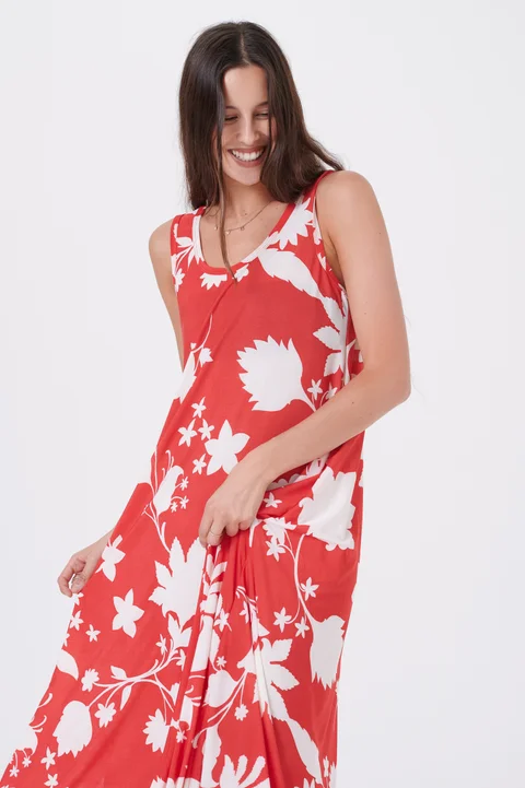 Vestido Joy Sunset con Bolsillos